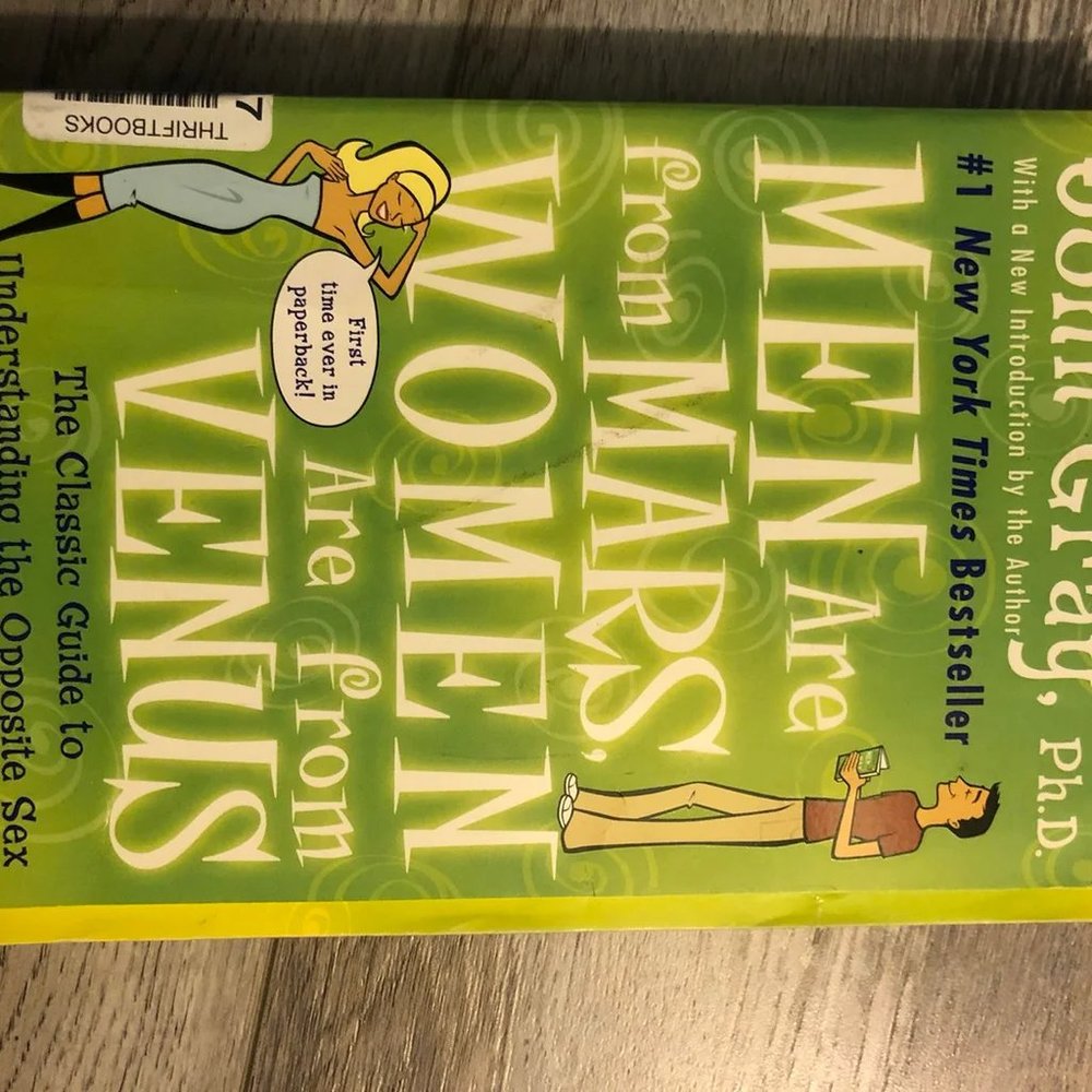 Bestseller Men are from Mars women are from venus